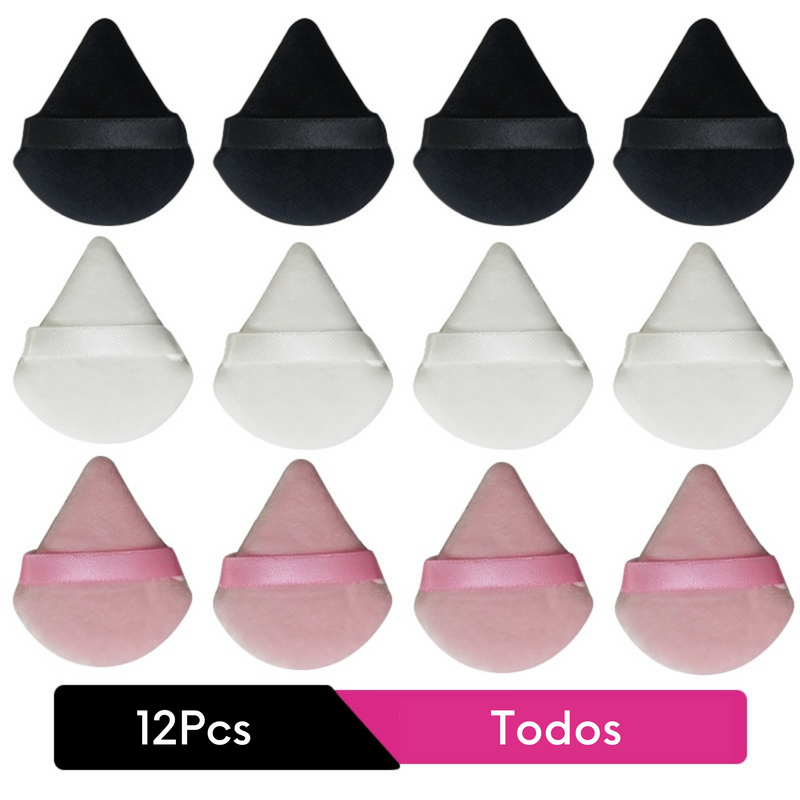 TriPuff™ - Puff Triangular para Maquiagem