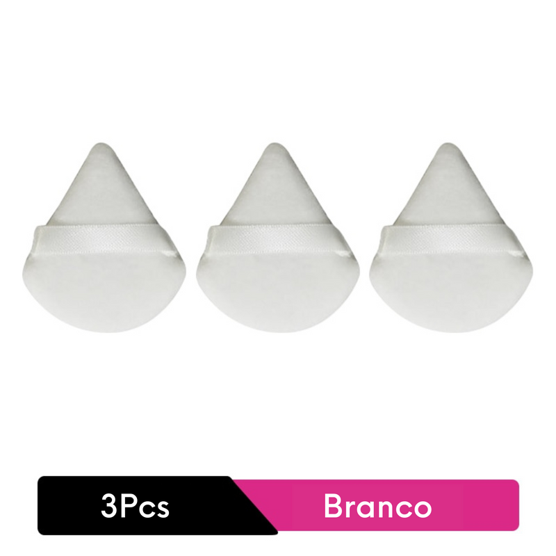 TriPuff™ - Puff Triangular para Maquiagem